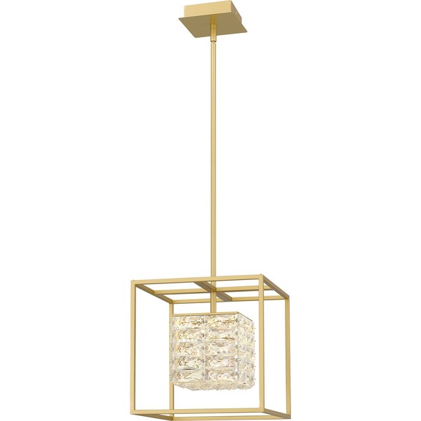 Quoizel Dazzle Integrated LED Soft Gold Pendant PCDZ2812SGD